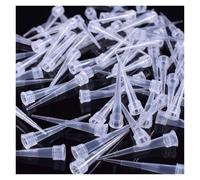 Lab Plastic Pipette Tip 10ul 200ul 1000ul 5ml 10ml Disposable MicroPipette Tips Transparent Supplies(10ml-15.5 * 160mm 100pcs)