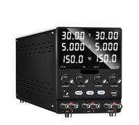 Lab Power Supply, Adjustable 30V 10A Switching DC Power Supply with LCD Display, 60V 10A, Memory Function, Regulated Voltage for Testing and Experimentation