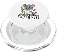 Lab Rat Scientist Cute Science Animal Graphic PopSockets PopGrip for MagSafe