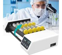 Lab Roller Blender, Digital Shaker with Adjustable Speed 20-80 RPM, Timer Mode & LED Display for Medical Experiments, Life Sciences, Chemical Applications