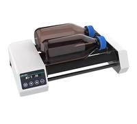 Lab Roller Mixer - Digital Reagent Bottle Shaker with 4 Rollers, Adjustable Speed 20-80rpm, 24h Timer & Continuous Modes for Chemical Laboratory Testing
