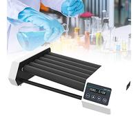 Lab Roller Mixer Lab Digital Tube Roller Mixer Horizontal Rotator 6 Rollers Orbital Rotator Shaker, Adjustable Speed 20-80rpm, LED Digital Display Speed and Time, for Labs and Classrooms