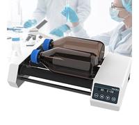 Lab Roller Mixer Lab Reagent Bottle Shaker, 4 Rollers Digital Analog Tube Roller Mixer, Adjustable Speed 20-80rpm, 1min-23h59min Timer, for Chemical Biological Laborator