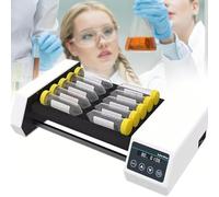 Lab Roller Mixer Lab Test Tube Roller Mixer,Roller Mixer 6/8 Rollers,Digital Orbital Shaker,Horizontal Rolling Speed 20 to 80 RPM,Lab Roller Shaker,Specs φ6 to 34mm,6H