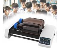 Lab Roller Mixer with Digital Analog Control, 4 Rollers for Efficient Mixing, Adjustable Speed for Chemical and Biological Testing