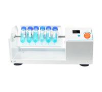 Lab Rotating Mixer, Orbital Rotator Shaker with LED Digital Display, Timer 1-9999 Min, Speed 5-200 RPM, Security Protection for School Laboratory