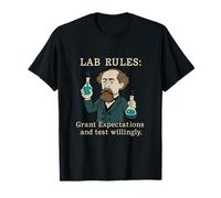 Lab Rules Science Joke Graphic for Science Nerd Novelty T-Shirt