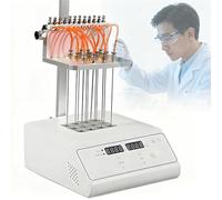 Lab Sample Evaporator Nitrogen Concentrator, 5℃ to 180℃, 99h 59min Timer, Adjustable Height for Efficient Sample Preparation