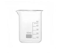Lab Scaled Measuring Cup 5/10/25/50-1000ml, Rigid Borosilicate Glass Measuring Beaker 1set(Set-7)