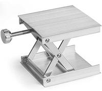 Lab Scissors Jack Lift Table Lab Stand Lifter, Scissor Lifting Jack, Platform Aluminum Alloy Laser Level Holder, Adjustable Lift Manual Control Table(Wit)