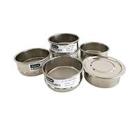 Lab Sieve, Test Sieve 304 Stainless Steel Double Layer 500 Mesh 25μm Diameter 10-40cm(10cm)