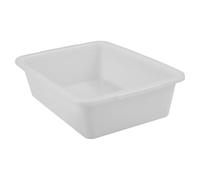 Lab Spill Containment Tray White PP Thickened Edges, Stackable | Antislip Underside Pattern, Heating Resistant Build, Classroom Science Experiments, High School Chemistry Lessons