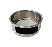 Lab Standard Flour Mesh Sieve OD 8cm ID 7.5cm, 0.03-0.3mm Aperture Stainless Steel Sample Inspection Sieve 1pc(0.075mm)