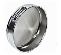 Lab Standard Test Sieve, 未处理 Analysis Laboratory Sampling Inspection 304 SUS Filter Mesh Chroming Frame Diam. 20 cm 12-200(120 mesh)