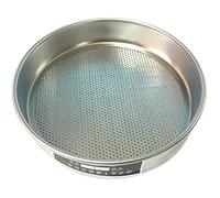 Lab Standard Test Sieve 20cm, Galvanized, Multiple Aperture Sizes for Horticultural Soil(40mm)