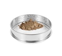 Lab Standard Test Sieve, Stainless Steel Testing Sieve Silver Multiple Mesh Sizes Diameter 25 cm(Mesh 48mm)