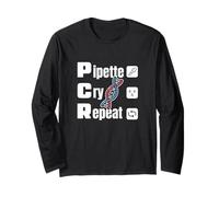 Lab Tech DNA Technician Molecular Biology Pipette Science Long Sleeve T-Shirt
