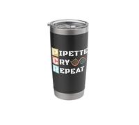 Lab Tech DNA Technician Molecular Biology Pipette Science Stainless Steel Insulated Tumbler