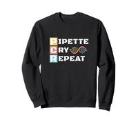 Lab Tech DNA Technician Molecular Biology Pipette Science Sweatshirt