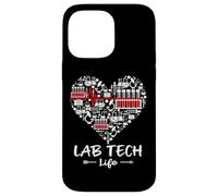 Lab Tech Heart Funny Medical Laboratory Technician MLA Case for iPhone 14 Pro Max