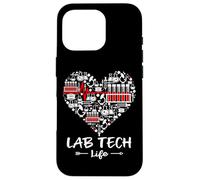 Lab Tech Heart Funny Medical Laboratory Technician MLA Case for iPhone 16 Pro