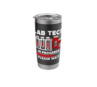 Lab Tech in Progress Loves Medical Laboratory Lab Technician Stainless Steel Insulated Tumbler