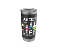Lab Tech Life Medical Technologist Laboratory Technician Stainless Steel Insulated Tumbler