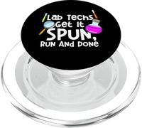Lab Technician Design For Microbiology Tech - Get It Spun PopSockets PopGrip for MagSafe