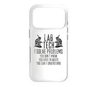 Lab Technician Design For Microbiology Tech - Solve Problems Case for iPhone 17 Pro