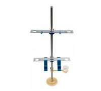 Lab Thermograph Stand Height Adjustable Metal Thermograph Holder Rack Physics Teaching Equipment for Science Education Stable Temperature Measurement Stand
