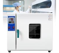 Lab Vacuum Drying Oven with Digital Controller and Vacuum Gauge, Precise Temperature Control 50-280°C for Scientific Research and Industrial Use
