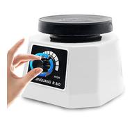 Lab Vibrator Equipment,Dental Lab Vibrating Machine, 220V 100W Gypsum Oscillator Shaker Mixing Machine, Dentist Lab Heat Molding 4" Vibrator Oscillator Shaker for Mixing Gypsum Pouring Models (White)
