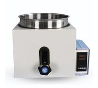 Lab Water Bath 5L Digital Heating Device with Stainless Steel Liner, LED Display, and Precise Temperature Control, 110V-220V for Laboratory Chemistry Experiments
