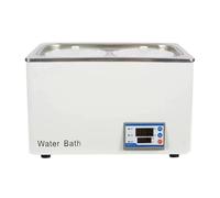 Lab Water Bath, Digital Display Electric Constant Temperature Water Bath, Laboratory Heating Water Tank, Double Hole Boiling Water Bath for Lab,