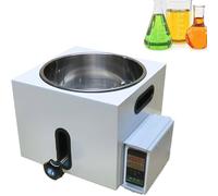 Lab Water Bath, Digital Heating Bath with PID Temperature Control, Stainless Steel Liner for Chemistry, Biology, Clinical Use