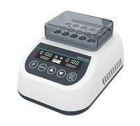 Lab Water Bath Mini Dry Bath Incubator Lab Metal Bath Constant Temperature Lab Thermostat Heater Incubator with Heating Block 0.2/0.5/1.5/2ml(MDB100C)