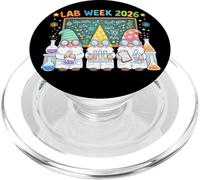 Lab Week 2026 Gnomes Medical Laboratory Technician Scientist PopSockets PopGrip for MagSafe