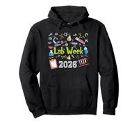 Lab Week 2026 Retro Medical Laboratory Tech Lab Week Pullover Hoodie