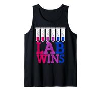Lab Wins Medical Technologist Bisexual Bi LGBTQI Pride Tank Top