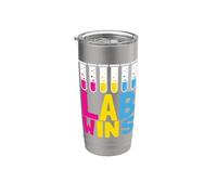 Lab Wins Medical Technologist Pansexual Pans LGBTQI Pride Stainless Steel Insulated Tumbler