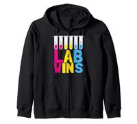 Lab Wins Medical Technologist Pansexual Pans LGBTQI Pride Zip Hoodie