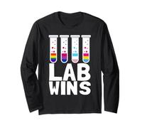 Lab Wins Medical Technologist Test Tubes LGBTQI Pride Long Sleeve T-Shirt