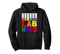 Lab Wins Medical Technologist Test Tubes LGBTQI Pride Pullover Hoodie
