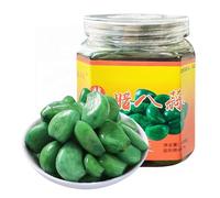Laba Garlic, Fresh Emerald Green Garlic, sweetened garlic，Sweet and Sour Garlic, Pickled Vegetable, Sugar Garlic,jade garlic，Olive, Pickle Relish Gifts，flavoring (400g/Can,1pcs)