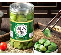 Laba garlic,Jade garlic,chinese green laba garlic pickled,Fresh garlic, Pickled garlic,Pickled vegetable,770g/can,vegan,Pickled with Vinegar,sweet pickled garlic,chinese snacks,Shandong Special (2can)