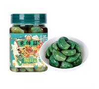 Laba Garlic, Jade Garlic, Fresh Green Garlic, Pickled Vegetable, Pickled with Vinegar, Pickled Garlic, Sugar Garlic, Shandong Special, Sweet and Sour Garlic (LaiBanSuan 430G,1 can)