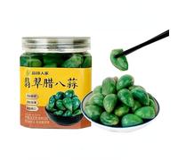 Laba Garlic, Jade Garlic, Fresh Green Garlic, Pickled Vegetable, Pickled with Vinegar, Pickled Garlic, Sugar Garlic, Shandong Special, Sweet and Sour Garlic (PinWeiRenJia 400G,1 can)