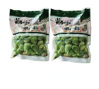Laba Garlic, Jade Garlic, Fresh Green Garlic, Pickled Vegetable, Pickled with Vinegar, Pickled Garlic, Sweet and Sour Garlic, Hot and Sour Garlic (Laba garlic 500G,2 bag)
