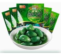 Laba Garlic, Jade Garlic, Fresh Green Garlic, Pickled Vegetable, Pickled with Vinegar, Pickled Garlic, Sweet and Sour Garlic, Hot and Sour Garlic (Small 250g,5 bag)