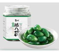 Laba Garlic, pickled garlic with sweet and sour garlic, and pickled garlic with emerald green garlic?Pickled Vegetable, Hot and Sour,Chinese specialty (400g/1 can,1 pcs)